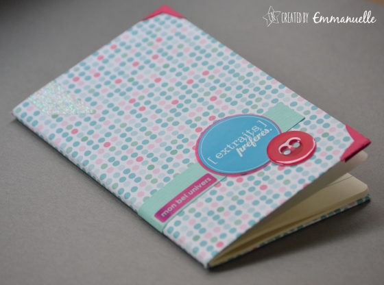 Carnet "girly" Décembre 2015 | Created by Emmanuelle