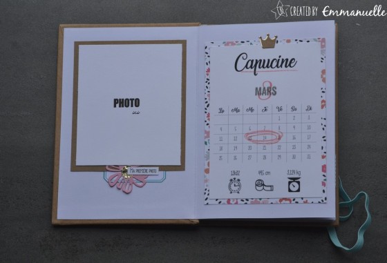 Boite à souvenirs "Capucine" Avril 2019 | Created by Emmanuelle