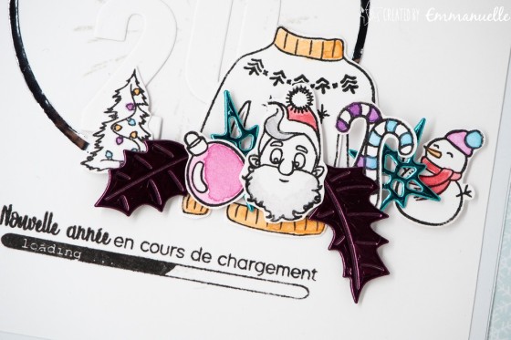 Carte de voeux 2020 "pull de Noël" novembre 2019 | Created by Emmanuelle