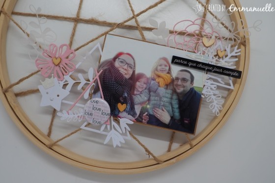 Cercle à scrapper "Famille" Janvier 2020 | Created by Emmanuelle