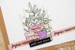 Carte d'anniversaire "pots de plantes" Octobre 2020 | Created by Emmanuelle